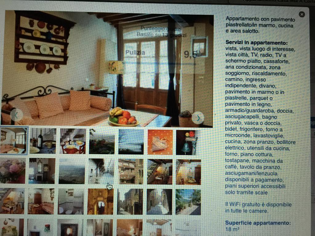 Apartmán Casa Mia A Cortona Pokoj fotografie